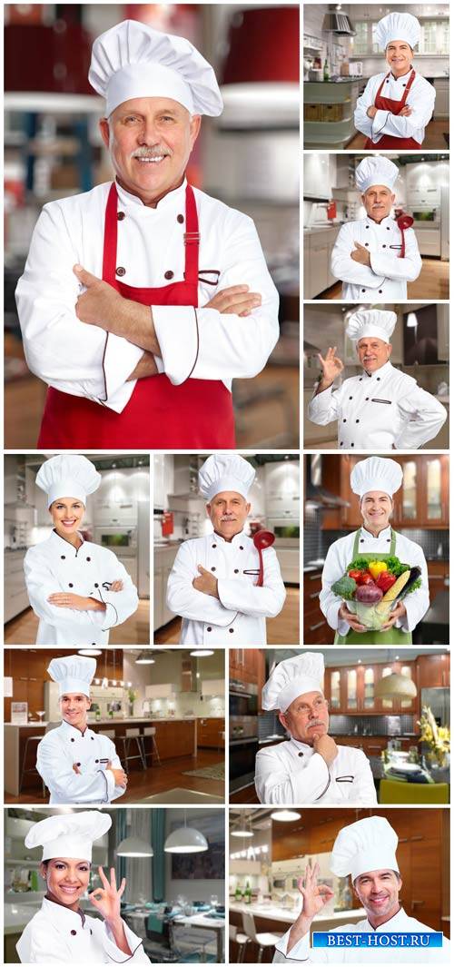 Chef of kitchen - stock photos