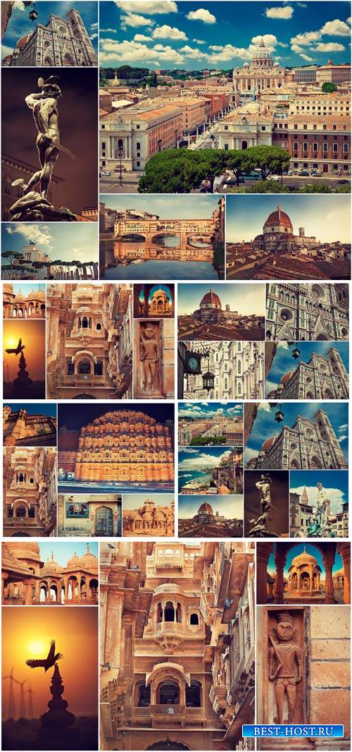 Architecture, India, Italy - stock photos