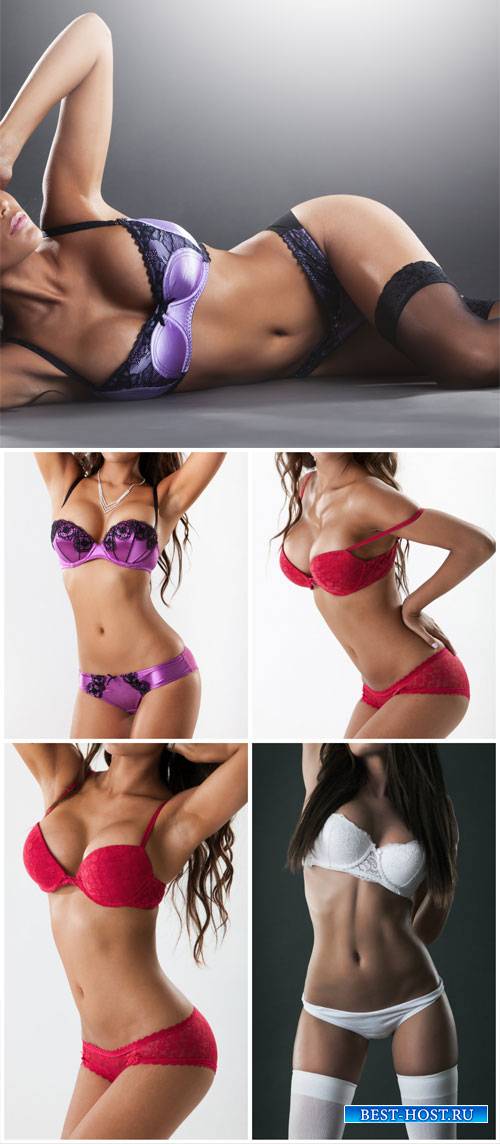 Beautiful lingerie, female figure - stock photos