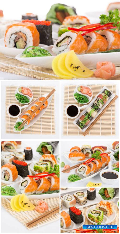Sushi, rolls, food - stock photos