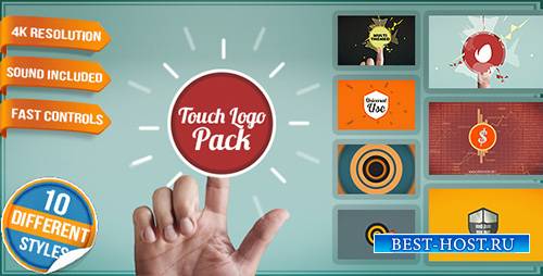 Touch Logo Pack - Flat Interactive Media Reveals - Project for After Effects (Videohive)