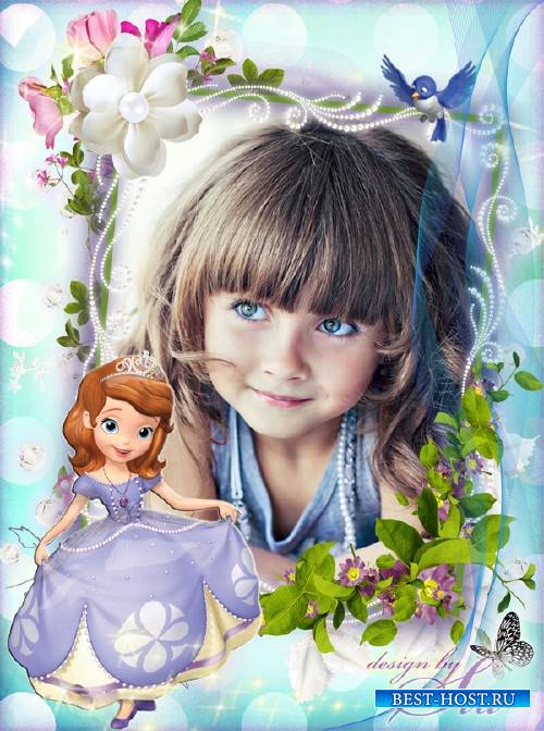 Детская рамочка для фотографий - Принцесса София