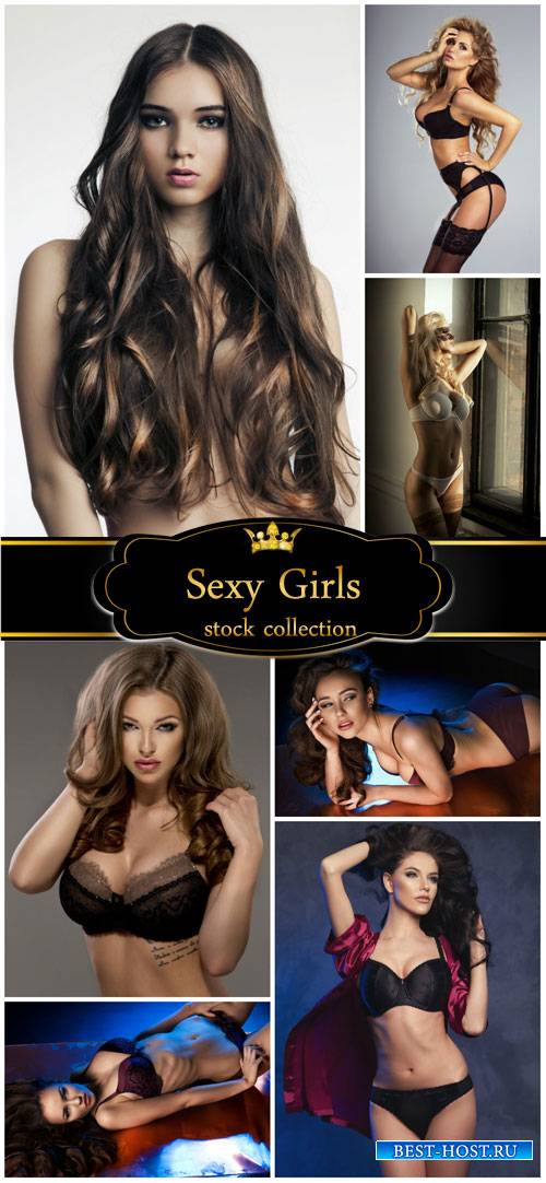 Beautiful sexy girls - stock photos