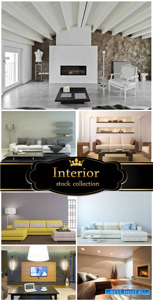 Interior, sofas, tables - stock photos