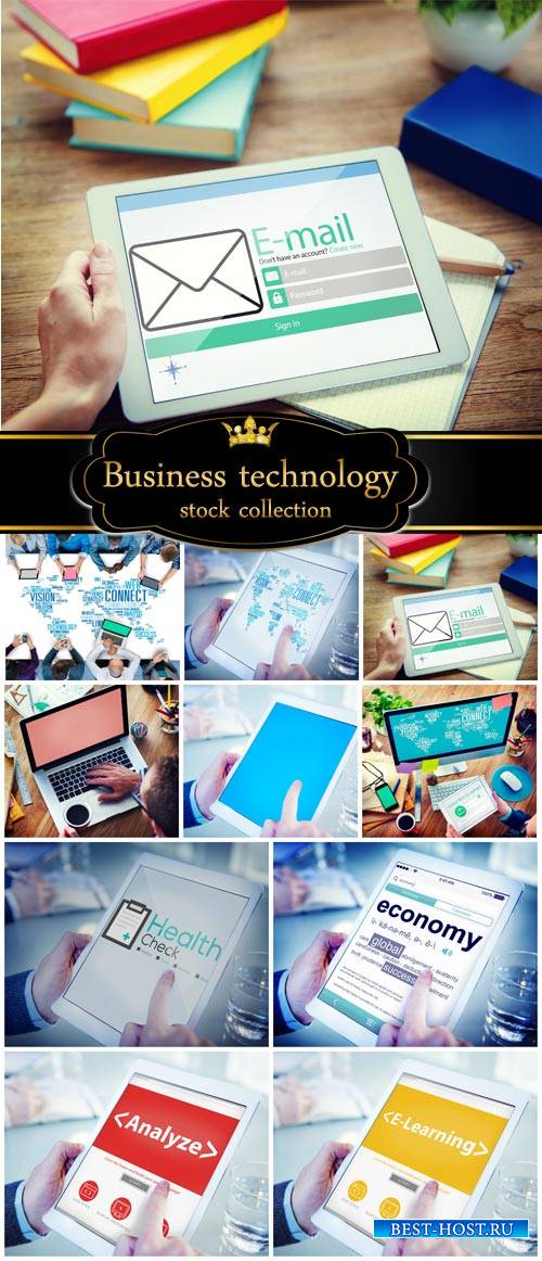 Business and modern technology - stock photos