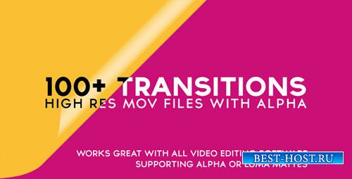 100 + Alpha Transitions Pack - Motion Graphics (Videohive)
