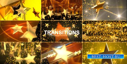 Gold Star Transitions Pack - Project for After Effects (Videohive)