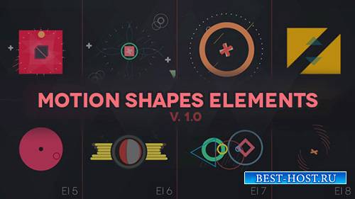 Motion Shapes - Animated Elements - Project for After Effects (Videohive)