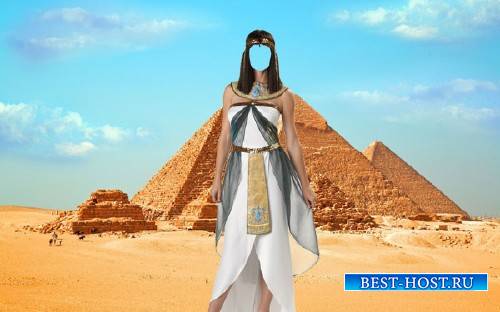 Шаблон для фотошопа - Костюм египтянки