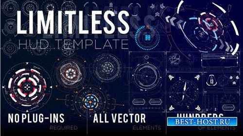 Limitless HUD Template - Project for After Effects (Videohive)