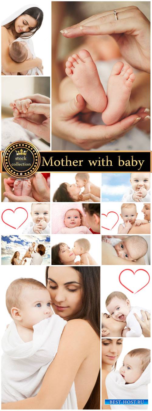Mother with baby - Stock Photo