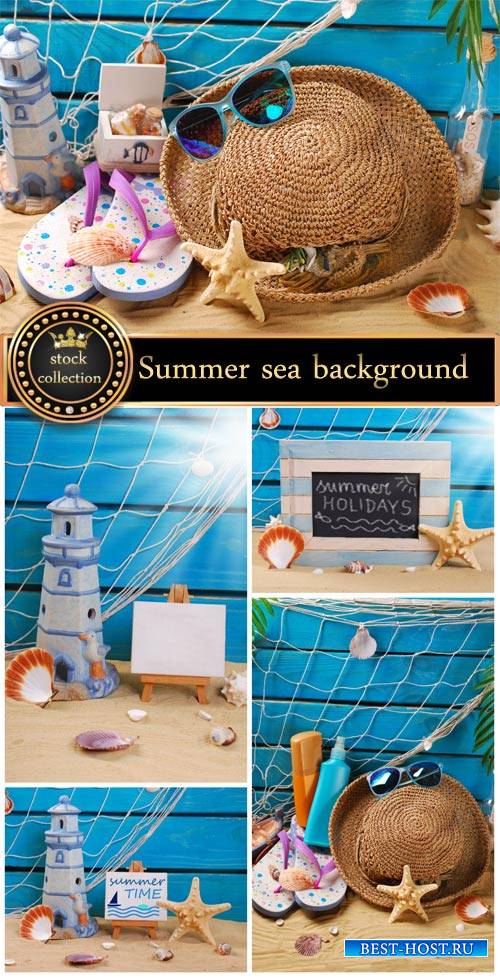 Summer sea background - Stock photo