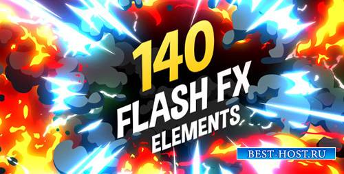 140 Flash FX Elements - Project for After Effects (Videohive)