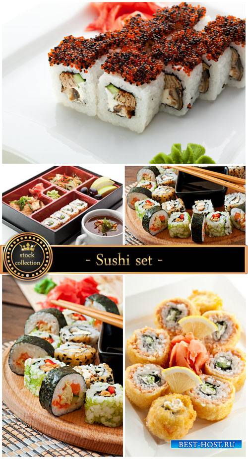 Sushi set - Stock Photo