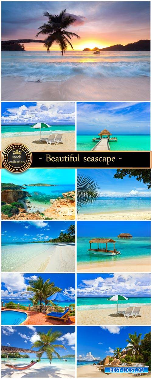 Beautiful seascape - Stock Photo