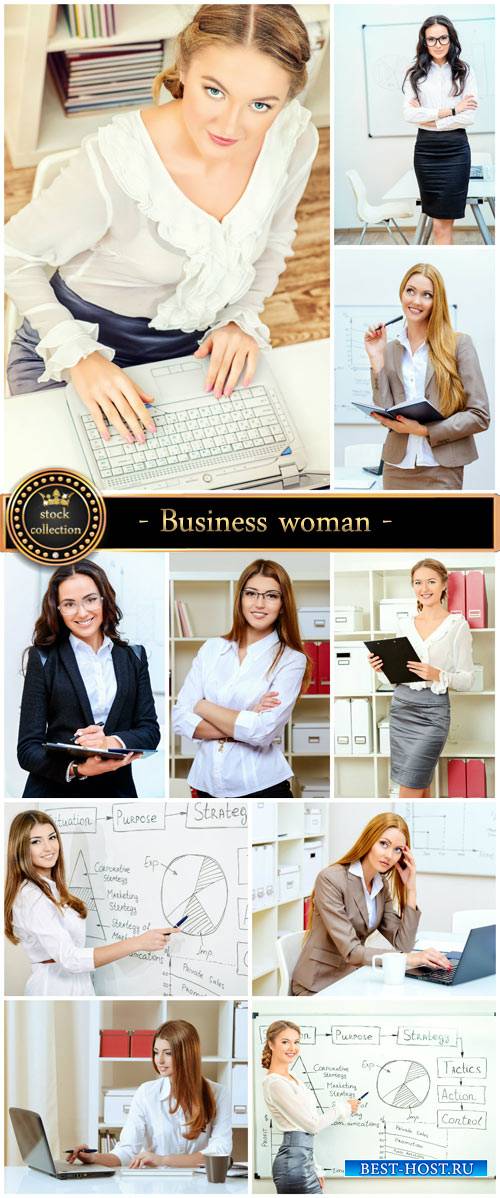Business woman, office - stock photos