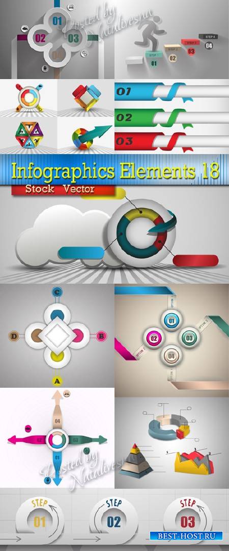 Infographics Elements Design in Vector  18