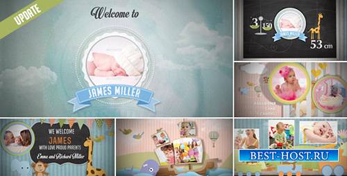 Birth Announcement - Baby Photo Album - Project for After Effects (Videohiv ...