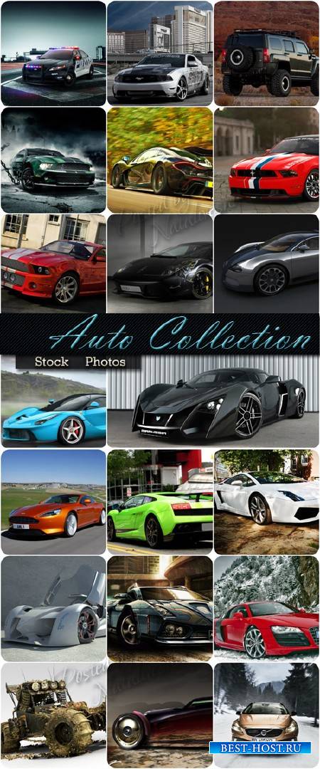 Большая коллекция Авто разных марок и цветов