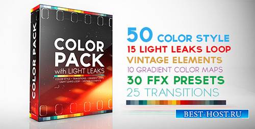 Color Pack with Light Leaks - Project for After Effects (Videohive)