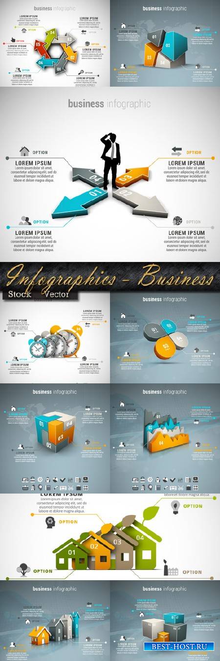 Подборка инфографики в Векторе – Бизнес 2