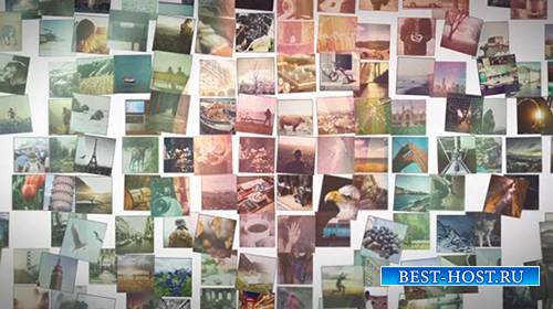 Mosaic Picture Slideshow - After Effects Template (MotionArray)