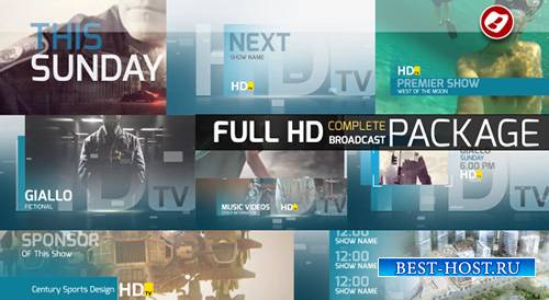 HDtv Complete Broadcast Package - Project for After Effects (Videohive)