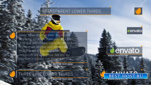 Transparent Lower Thirds - Project for After Effects (Videohive)