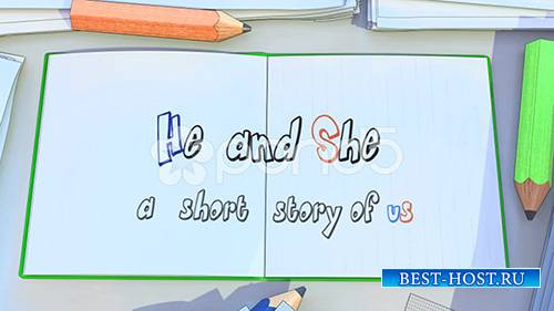 Love Story Cartoon Album - Project for After Effects (Pond5)