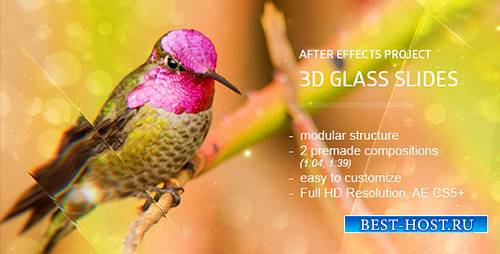 Glass Slides 3D - Project for After Effects (Videohive)