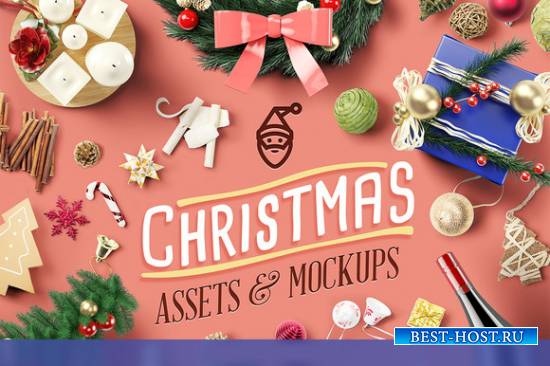 CreativeMarket - Christmas Assets & Mock Ups