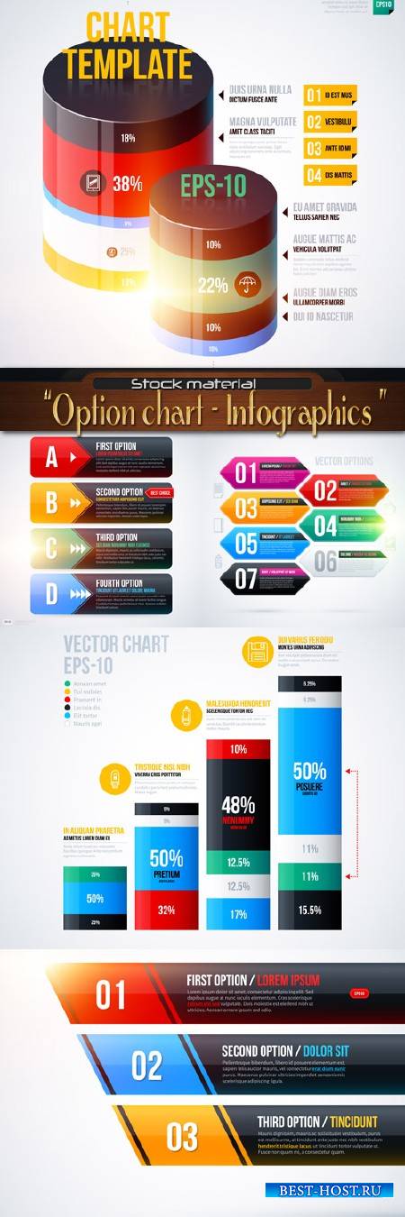 Option chart - Infographics