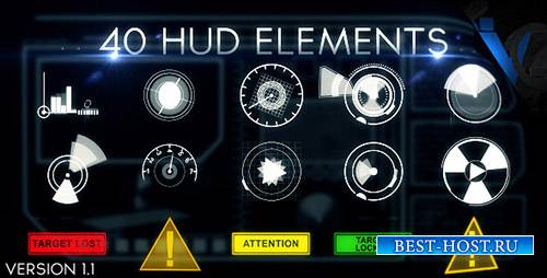 Hud Elements 40 - Project for After Effects (Videohive)