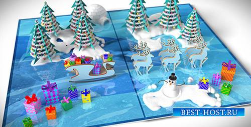 Christmas Pop-Up Card - Project for After Effects (Videohive)