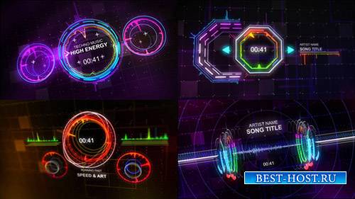 Techno Music Visualizer - Project for After Effects (Videohive)