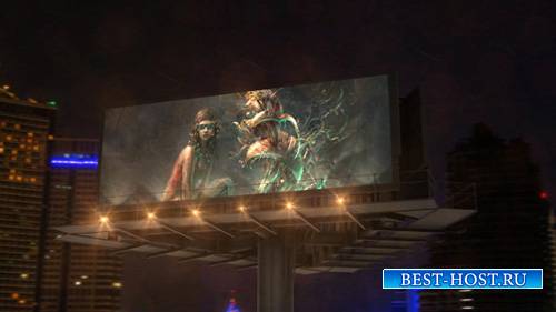 Billboard In Night City - Project for After Effects (Videohive)