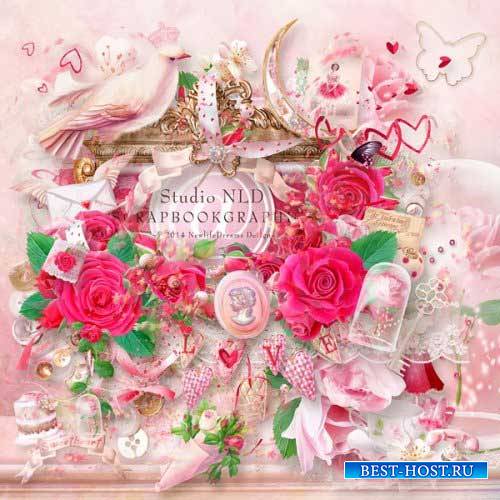 Романтический скрап-набор - Pink'N'Roses
