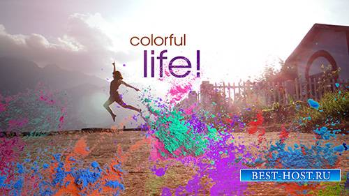 A Colorful Splash Of Life Opener - After Effects Template (pond5)