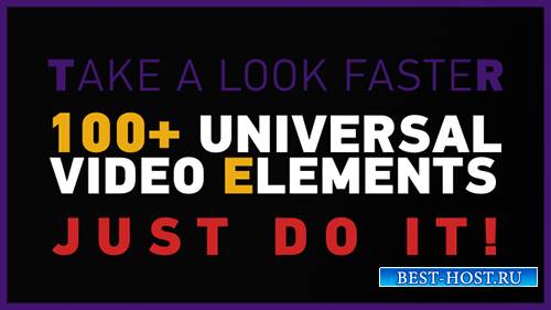 100+ Universal Video Elements Pack - Project for After Effects (Videohive)