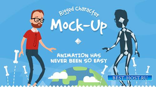 Rigmo - Rigged Character Animation Mockup - Project for After Effects (Videohive)