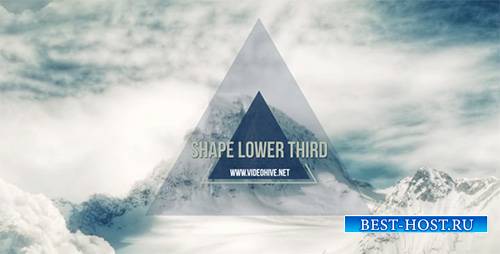 Shape Lower Third - Project for After Effects (Videohive)
