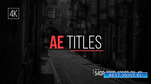 AE Titles - Project for After Effects (Videohive)