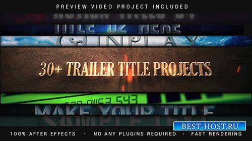 Trailer Titles Pack - Project for After Effects (Videohive)