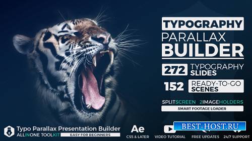 Big Typo Parallax Presentation Builder - Project for After Effects (Videohi ...