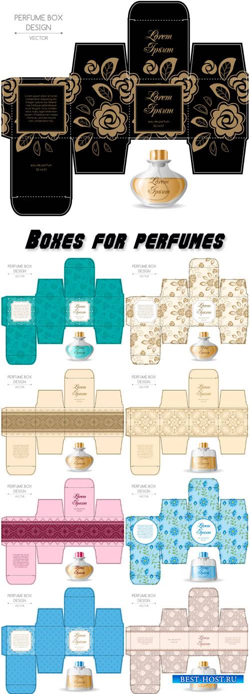 Design boxes for perfumes