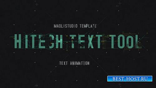 Инструмент "Текст" Хайтек- Project for After Effects (Videohive)