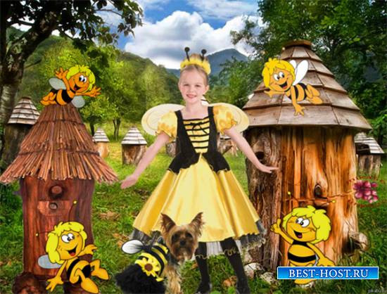 Шаблон  детский - Танец пчёлок