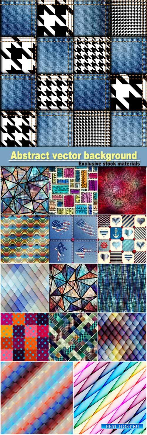 Abstract vector background, seamless texture