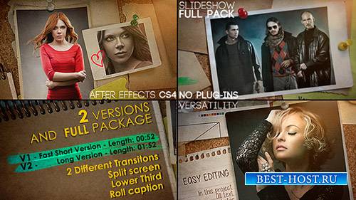Слайдшоу Полный Пакет - Project for After Effects (Videohive)