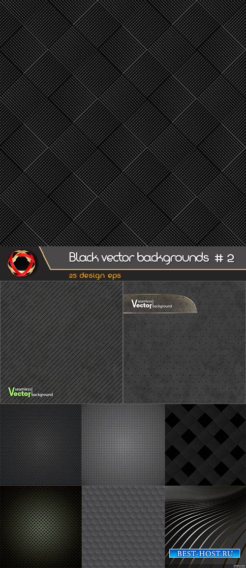 Черные фоны в векторе 2
